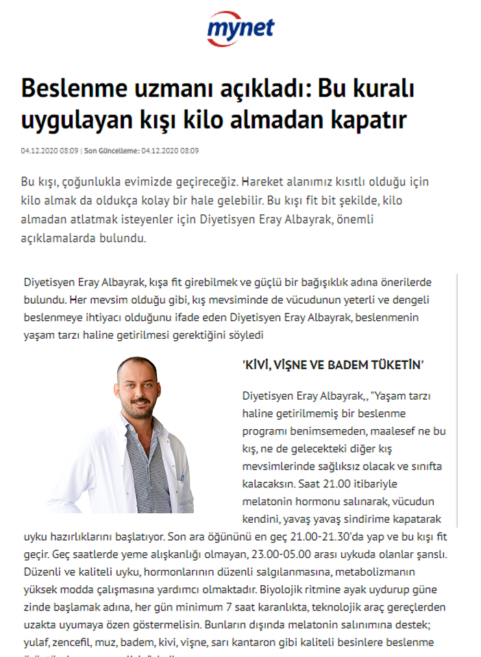 Bu Kuralı Uygulayan Kışı Kilo Almadan Kapatır